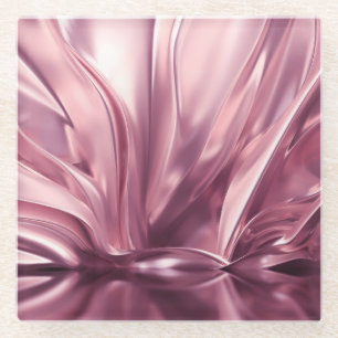 Luxe gouden 3D illustratie achtergrond Glazen Onderzetter