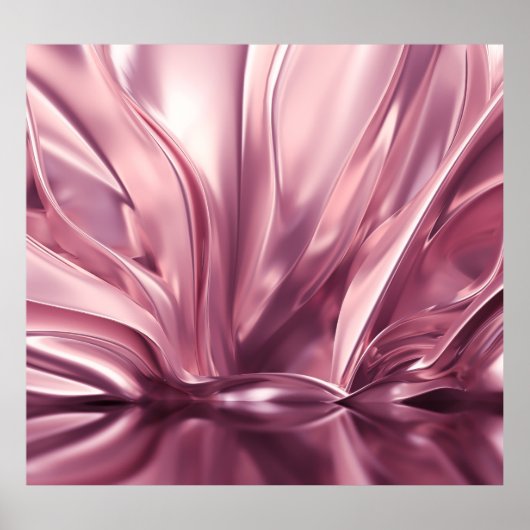 Luxe gouden 3D illustratie achtergrond Poster (Voorkant)