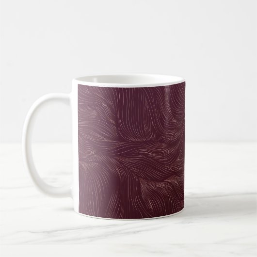 Luxe gouden achtergrond. Art Deco Pattern Vintage Koffiemok (Links)
