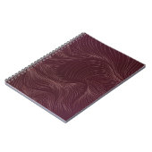 Luxe gouden achtergrond. Art Deco Pattern Vintage Notitieboek (Linkerzijde)