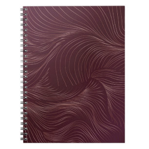 Luxe gouden achtergrond. Art Deco Pattern Vintage Notitieboek