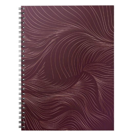Luxe gouden achtergrond. Art Deco Pattern Vintage Notitieboek (Voorkant)