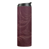 Luxe gouden achtergrond. Art Deco Pattern Vintage Thermosbeker (Gedraaid links)