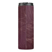 Luxe gouden achtergrond. Art Deco Pattern Vintage Thermosbeker (Achterkant)