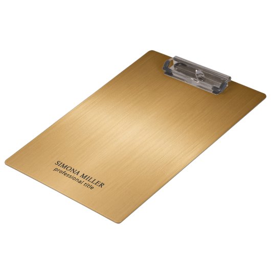 Luxe Gouden Achtergrond Klembord (Gekanteld)