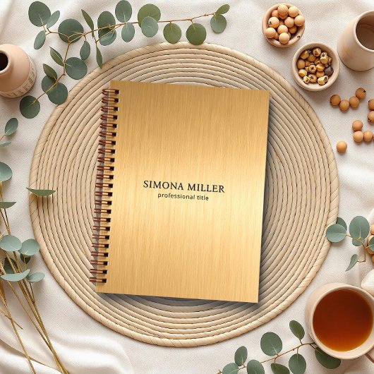 Luxe Gouden Achtergrond Notitieboek