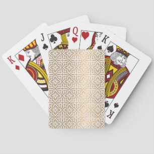 Luxe gouden Arabische Patroon Poker Kaarten – Eleg