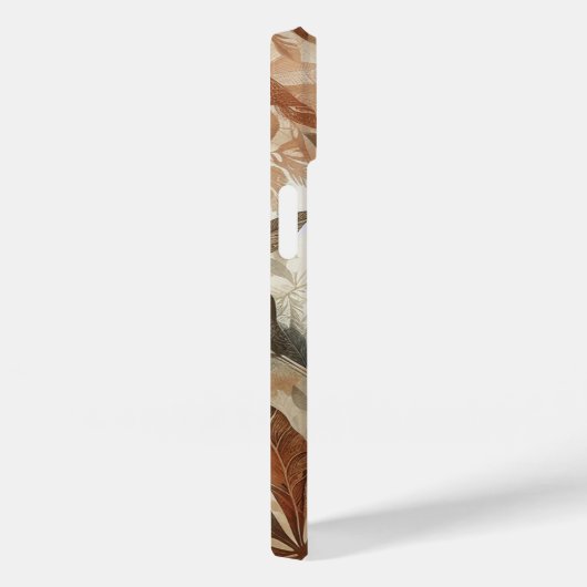 Luxe Gouden Bladeren Telefoonhoes/Gepersonaliseerd Case-Mate iPhone Case (Achterkant / Rechts)