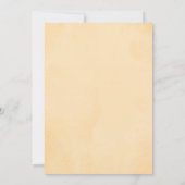 Luxe Gouden Bloem Save the Date (Achterkant)