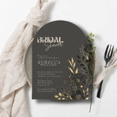 Luxe Gouden Bloemen 1 Photo Arch Vrijgezellenfeest Kaart