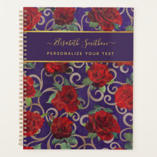Luxe Gouden Bloemen Elegante Chic Klassevol Op Maa Planner