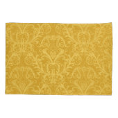 Luxe Gouden Bloemen: Naadloos behang Kussensloop (Achterkant)