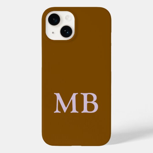Luxe gouden bruine telefoonhoes met aangepaste naa Case-Mate iPhone case (Achterkant)