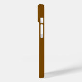 Luxe gouden bruine telefoonhoes met aangepaste naa Case-Mate iPhone case (Achterkant / Links)