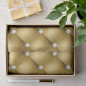 Luxe Gouden Diamant Gestoffeerde Patroon Tissuepapier (Geschenk)