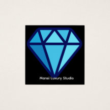 Luxe Gouden Diamanten Logo Visitekaartje Elegant
