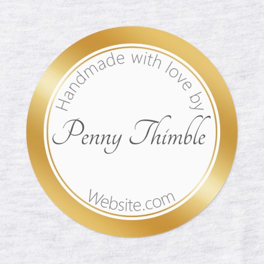 luxe Gouden Effect Labels (Design 2)