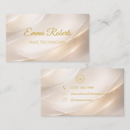 Luxe Gouden Elegante Zakelijke Visitekaart | Moder Visitekaartje