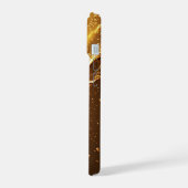 💛 Luxe Gouden Flow Hoes Glitterende Vloeistof Dri iPhone 15 Case (Linkerkant)