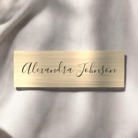 Luxe Gouden Folie Moderne Professioneel