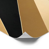 Luxe Gouden Geometrie Poster (Hoek)