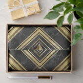 Luxe gouden geometrische 1920's Dimond Art Deco Tissuepapier (Geschenk)