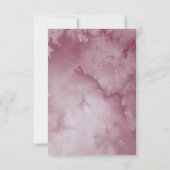 Luxe Gouden Geometrische Groene Paarse Bruiloft Save The Date (Achterkant)