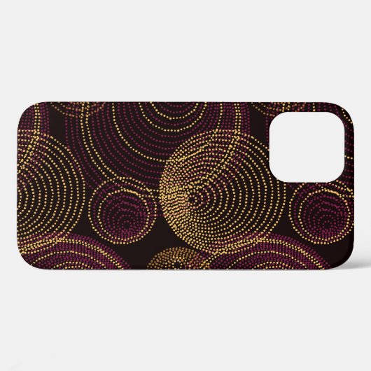 Luxe gouden geometrische print Case-Mate iPhone case (Achterkant (horizontaal))