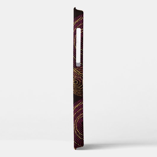 Luxe gouden geometrische print Case-Mate iPhone case (Achterkant / Links)