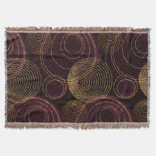 Luxe gouden geometrische print deken