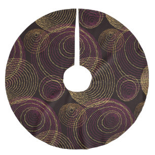 Luxe gouden geometrische print kerstboom rok