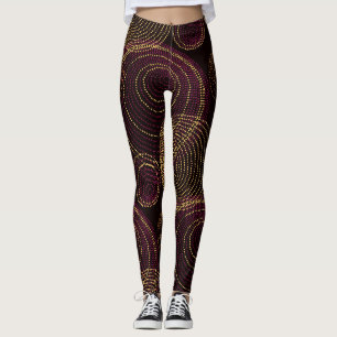 Luxe gouden geometrische print leggings