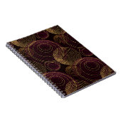 Luxe gouden geometrische print notitieboek (Rechterzijde)