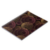 Luxe gouden geometrische print notitieboek (Linkerzijde)