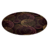 Luxe gouden geometrische print snijplank (Hoek)