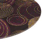 Luxe gouden geometrische print snijplank (Hoek)
