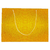 Luxe gouden geschenkzak groot cadeauzakje (Achterkant)