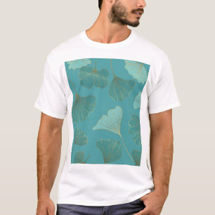 Luxe gouden Ginkgo,  behang. T-shirt