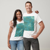 Luxe gouden Ginkgo,  behang. T-shirt (Unisex)