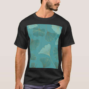 Luxe gouden Ginkgo,  behang. T-shirt