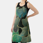 Luxe gouden Ginkgo, kunst. Schort (Insitu)