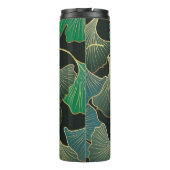 Luxe gouden Ginkgo,  kunst. Thermosbeker (Achterkant)