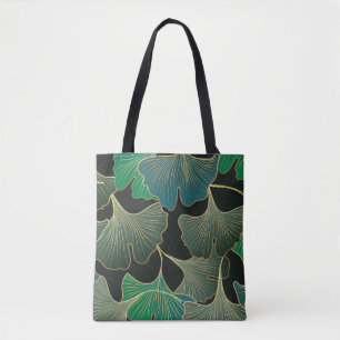 Luxe gouden Ginkgo,  kunst. Tote Bag