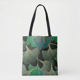 Luxe gouden Ginkgo, kunst. Tote Bag