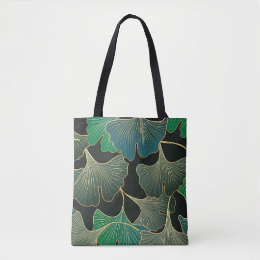 Luxe gouden Ginkgo,  kunst. Tote Bag (Voorkant)