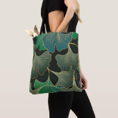 Luxe gouden Ginkgo,  kunst. Tote Bag (Dichtbij)