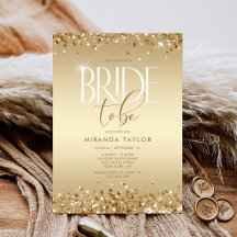 Luxe Gouden Glitter Bruidsfeest