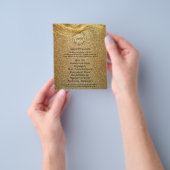 Luxe Gouden Glitter Flyer (Hand)