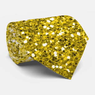 Luxe Gouden Glitter Gradient Stropdas