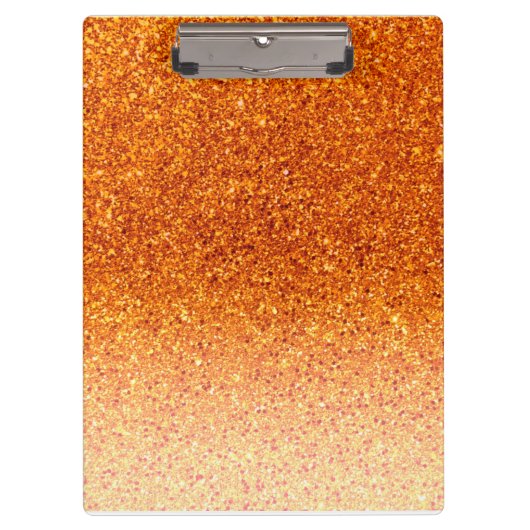 Luxe Gouden Glitter Klembord (Voorkant)